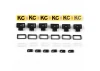 RC4WD KC HiLiTES Rectangle Lights with Covers RC4WD