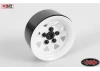 RC4WD 5 Lug Wagon 1.9 Steel Stamped Beadlock Wheels (White)