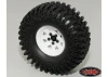 RC4WD 5 Lug Wagon 1.9 Steel Stamped Beadlock Wheels (White)