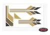 RC4WD Toyota 82-83 Body Decals (Brown)