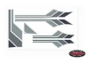 RC4WD Toyota 82-83 Body Decals (Grey)