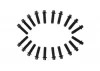 RC4WD Miniature Scale Hex Bolts (M1.6 x 6mm) (Black) RC4WD