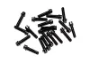 RC4WD Miniature Scale Hex Bolts (M2 x 8mm) (Black)