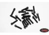RC4WD Miniature Scale Hex Bolts (M2 x 8mm) (Black)