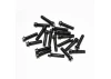 RC4WD Miniature Scale Hex Bolts (M2.5 x10mm) (Black)