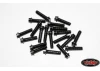 RC4WD Miniature Scale Hex Bolts (M2.5 x10mm) (Black)