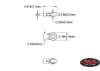 RC4WD M3 Mini Plastic Rod End (20x)