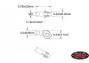 RC4WD M3 Offset Short Plastic Rod End (20x)