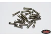 RC4WD Miniature Scale Hex Bolts (M2.5 x 10mm) (Silver)