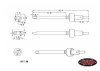 RC4WD XVD Axle for Bully 2 Competition Crawler Axle