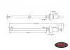 RC4WD XVD Axle for Bully 2 Competition Crawler Axle