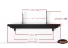 RC4WD Tough Armor Solid Rear Bumper for Axial SCX10 chassis