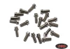 RC4WD Miniature Scale Hex Bolts (M2.5 x 6mm) (Silver)