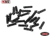 RC4WD Miniature Scale Hex Bolts (M3x10mm) (Black)