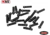 RC4WD Miniature Scale Hex Bolts (M3x 10mm) (Black)