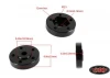 RC4WD 1.9 5 Lug Steel Wheel Hex Hub x4