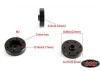 RC4WD Stamped 1.55 and 1.7 Beadlock Wheel Hex Hubs