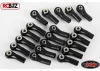 RC4WD M3 Plastic Bent Rod Ends w/ Axial Width Balls (20x)
