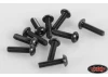 RC4WD Steel Button Head Cap Screws M2.5 x 10mm (10)