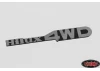 RC4WD 1:10 Hilux 4WD Emblem Set for Mojave and Hilux Body