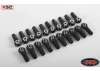 RC4WD M3 Medium Straight Plastic Rod Ends w/ Axial Width Metal Balls 20 RC4WD