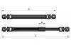 RC4WD Scale Steel Punisher Shaft V2 (120mm - 150mm / 4.72 - 5.90 ) RC4WD