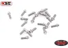RC4WD Miniature Scale Hex Bolts (M1.6 x 4mm) (Silver)