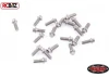RC4WD Miniature Scale Hex Bolts (M1.6 x 4mm) (Silver)
