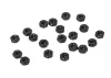 RC4WD Regular M2 Black Nuts (20)