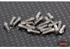 RC4WD Miniature Scale Hex Bolts (M2 x 6mm) (Silver)