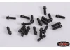 RC4WD Miniature Scale Hex Bolts (M2 x 6mm) (Black)