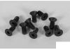 Steel Flat Head Socket Cap Screws M2.5 x 6mm (10)