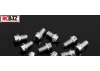 RC4WD Miniature Scale Hex Bolts (M2.5 X 4mm) (Silver)