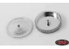 RC4WD Holley V8 Air Cleaner Filver Scale Engine CHROME Decals 40mm Dia