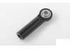 M3/M4 Long Straight Aluminium Rod Ends (Black) (10)