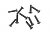 RC4WD Steel Flat Head Socket Cap Screws M2 x 10mm (Black) RC4WD