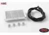 RC4WD Radiator + Hose & clamps for V8 Scale Motor Engine Rad Hoses RC