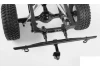Tough Armor Rear Steel Tube Bumper w/Hitch Mount for Trail Finder 2 RC4WD
