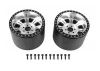 RC4WD Diesel Front Semi Truck Stamped Beadlock Wheels (Chrome) (Pair)
