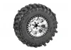 RC4WD Diesel Front Semi Truck Stamped Beadlock Wheels (Chrome) (Pair)