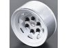 RC4WD Stamped Steel 1.55 Stock White Beadlock Wheel