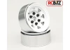 RC4WD Stamped Steel 1.55 Stock White Beadlock Wheel
