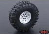 RC4WD Stamped Steel 1.55 Stock White Beadlock Wheel