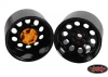 RC4WD Pro10 40 Series 3.8 Steel Stamped Beadlock Wheel (Black)