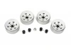 RC4WD Stamped Steel 1.7 Beadlock SR5 Wheels (White/Black) RC4WD