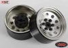 RC4WD Pro10 1.9 Steel Stamped Beadlock Wheel (Silver)