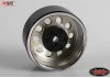 RC4WD Pro10 1.9 Steel Stamped Beadlock Wheel (Silver)