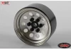 RC4WD Pro10 1.9 Steel Stamped Beadlock Wheel (Silver)