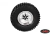 RC4WD Pro10 1.9 Steel Stamped Beadlock Wheel (Silver)