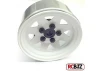RC4WD 5 Lug Wagon 1.9 Steel Stamped Beadlock Wheels (White)